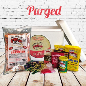 PURGED FRESH BOILED CRAWFISH PARTY PACKS